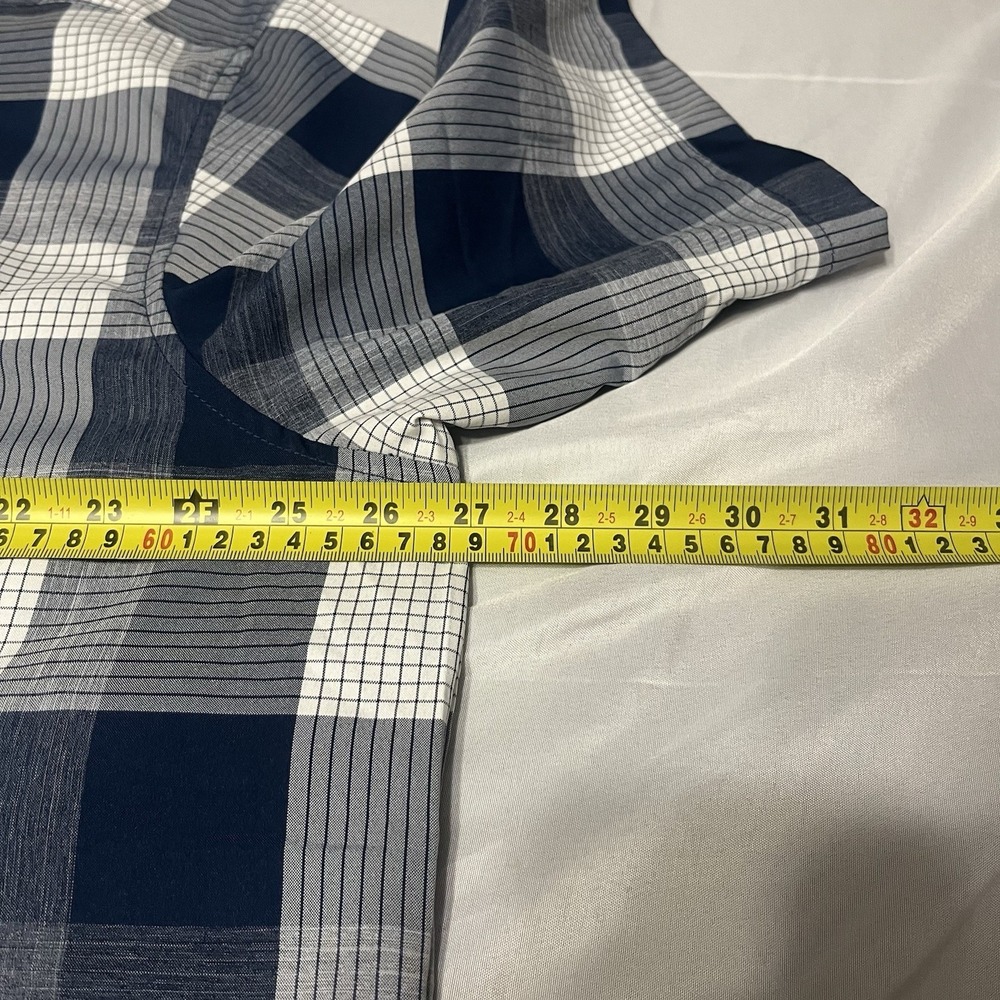 Orvis Fishing Shirt Mens Size 2XL Blue Plaid Outdoors Hiking Performance Stretch - Picture 5 of 6